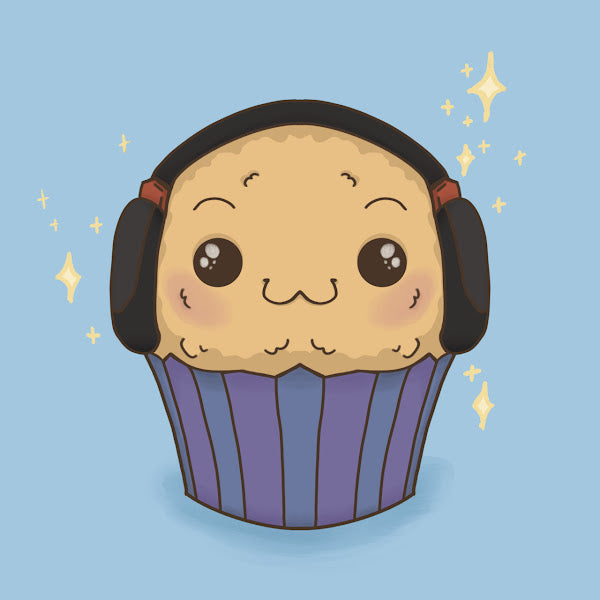 Updated Marvin the Muffin Sticker